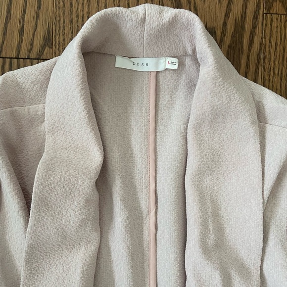 Blush Crepe Blazer sz L - Picture 3 of 3